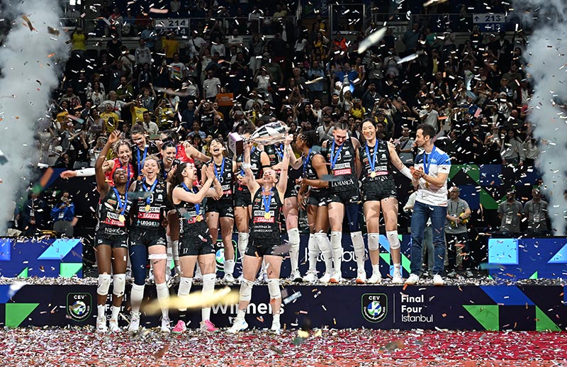 Atlete di Imoco Volley campionesse utilizzano i plantari per lo sport Postural Point